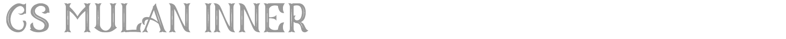 CS Mulan font preview